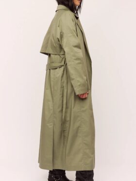 Once Untold Skygge Trenchcoat Olive Night