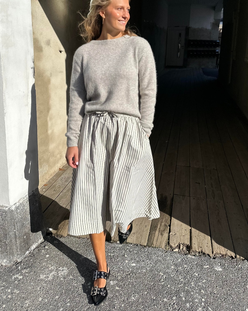Lollys Laundry Bristol Midi Skjørt Stripe