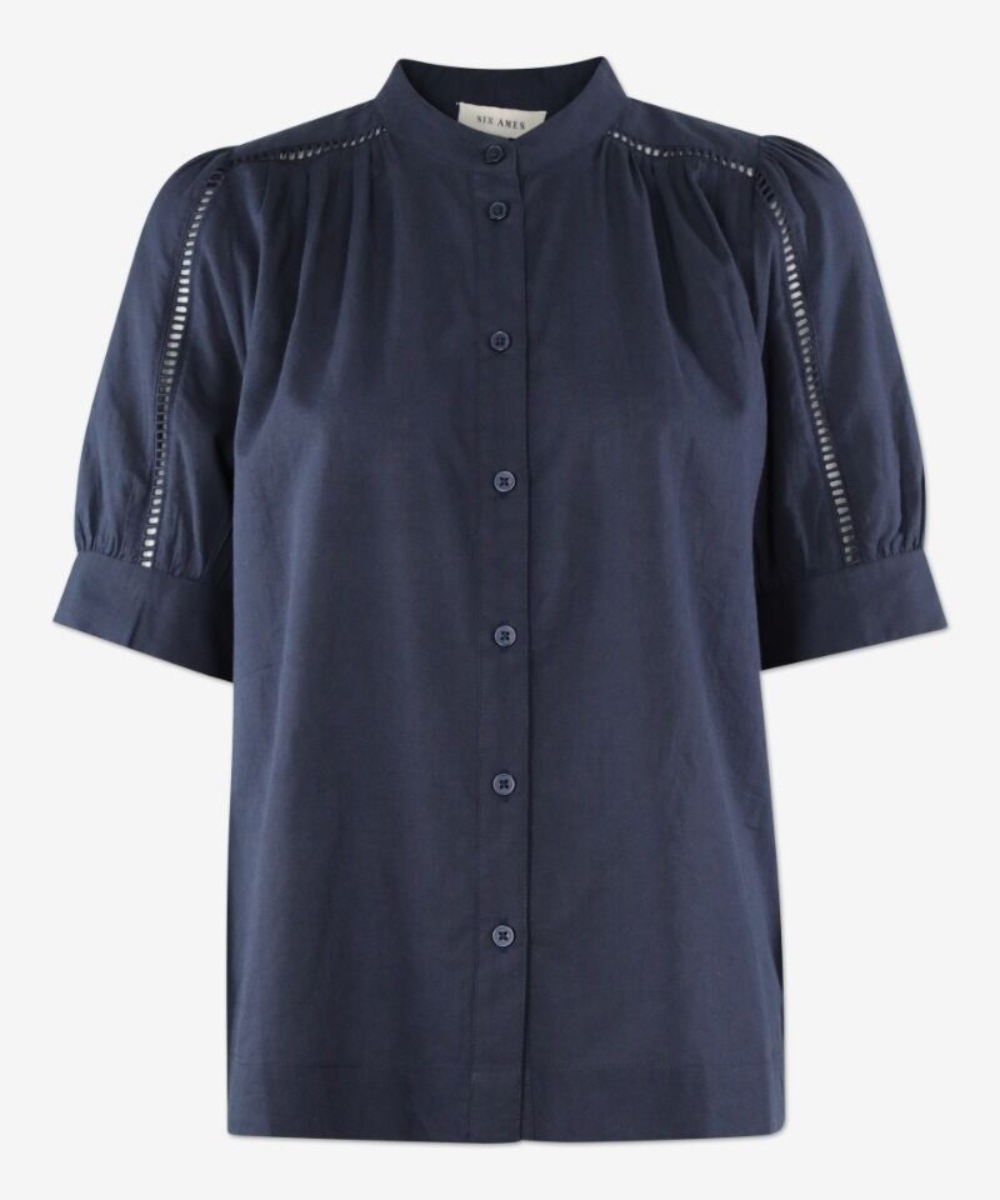 Six Ames Juliette Bluse Night Sky Navy