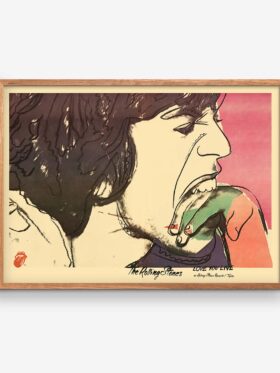 Empty Wall Love You Live The Rolling Stones Plakat 30x40