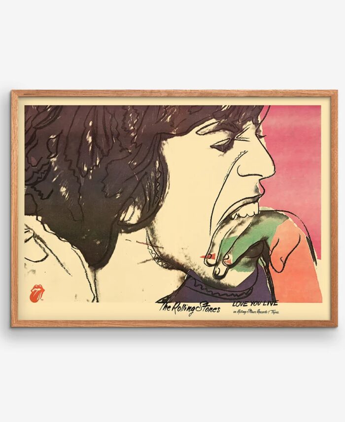 Empty Wall Love You Live The Rolling Stones Plakat 30x40