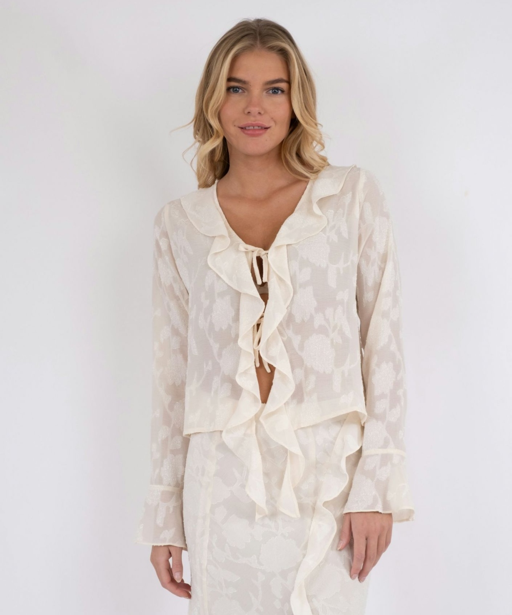 Neo Noir Anika Bluse Offwhite