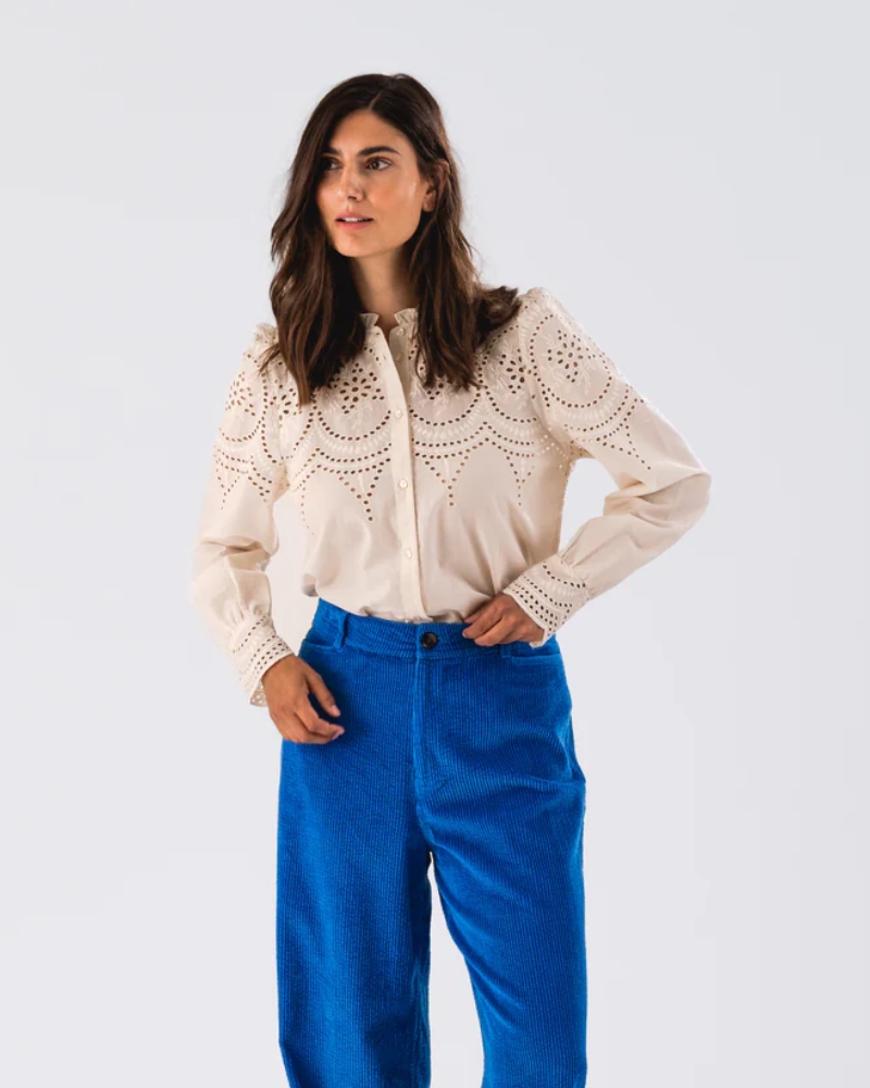 Lollys Laundry Lula Bluse Creme