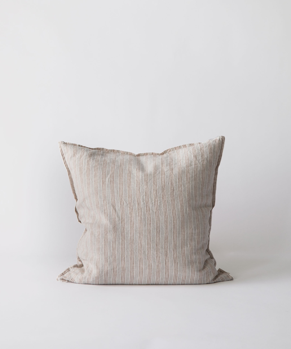 Tell Me More Linpute Hazelnut Stripe 50x50