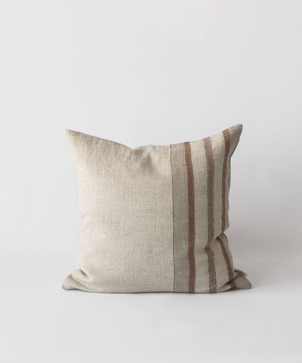 Tell Me More Emilio Pute Herringbone Tan 50x50