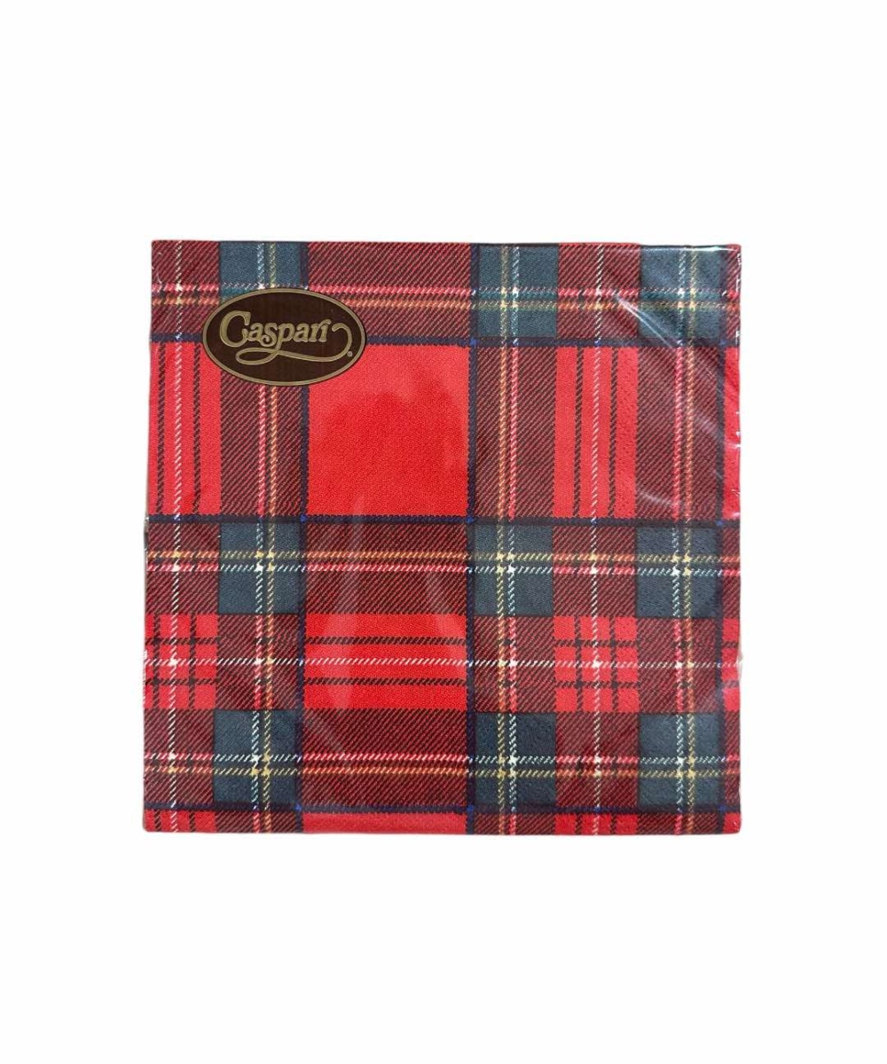 Caspari Juleservietter Royal Plaid
