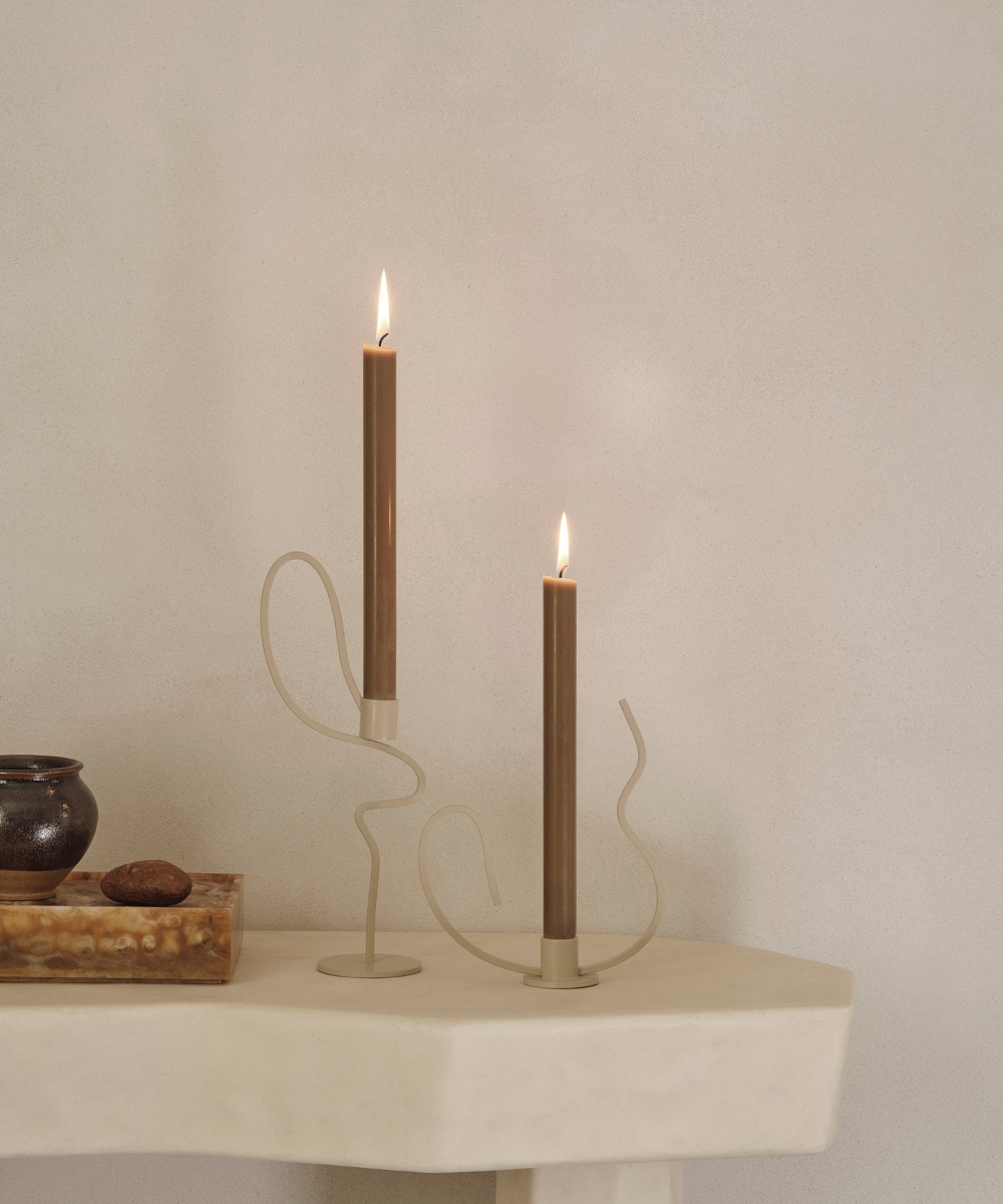 Ferm Living Valse High Lysestake Cashmere