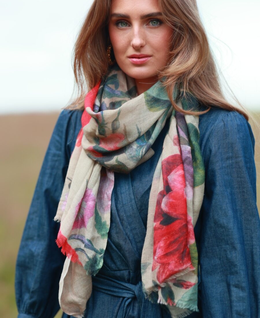 Nectar Skjerf Poppy