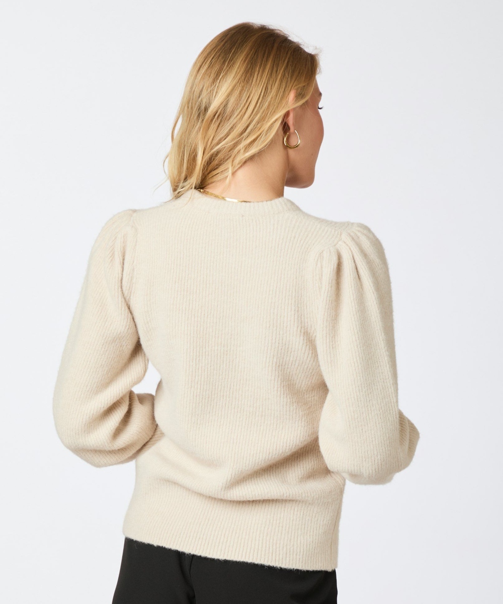 Neo Noir Angie Knit Genser Ivory - Bilde 2