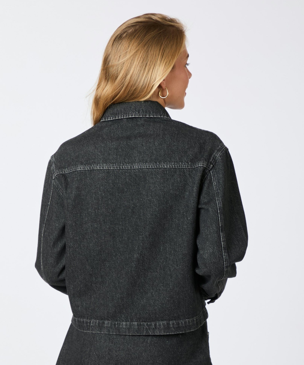 Neo Noir Emilia D Jakke Dark Grey - Bilde 2