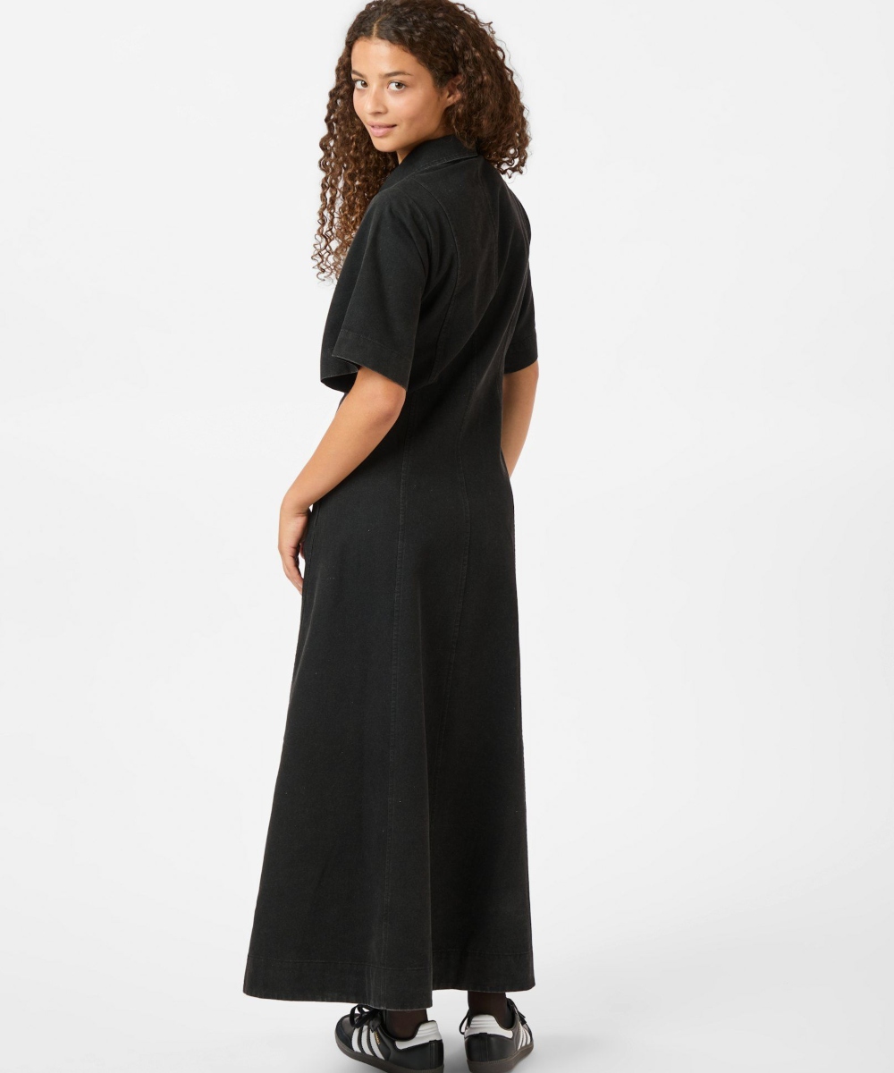 Neo Noir Balli Denim Kjole Sort - Bilde 4