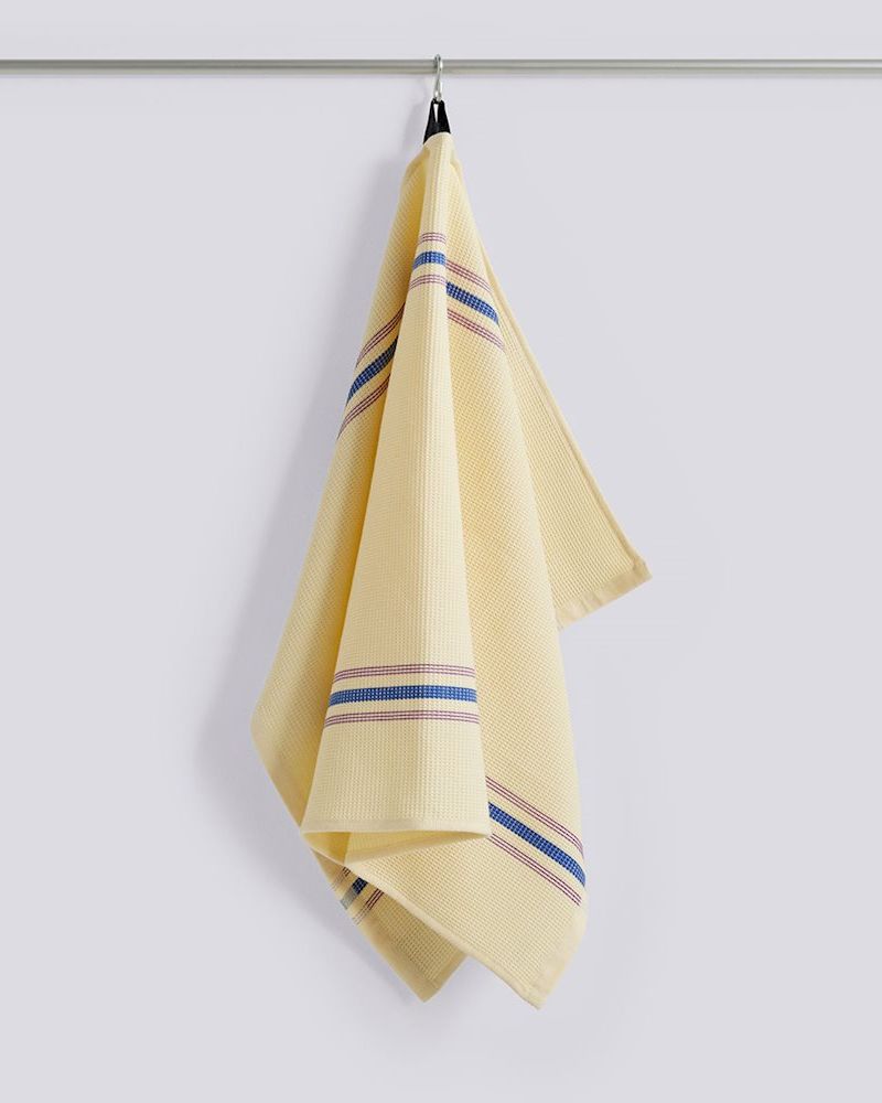 HAY Canteen Tea Towel Cream and Blue