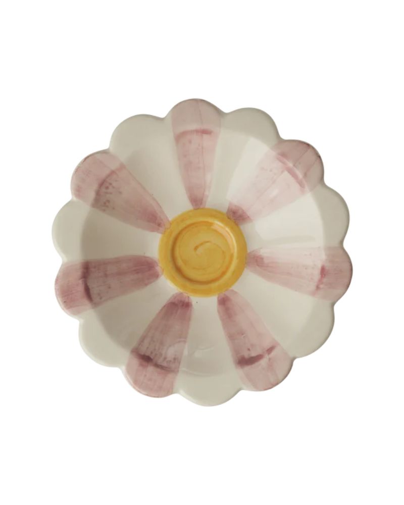 Rice Small Ceramic Dipping Skål Pink