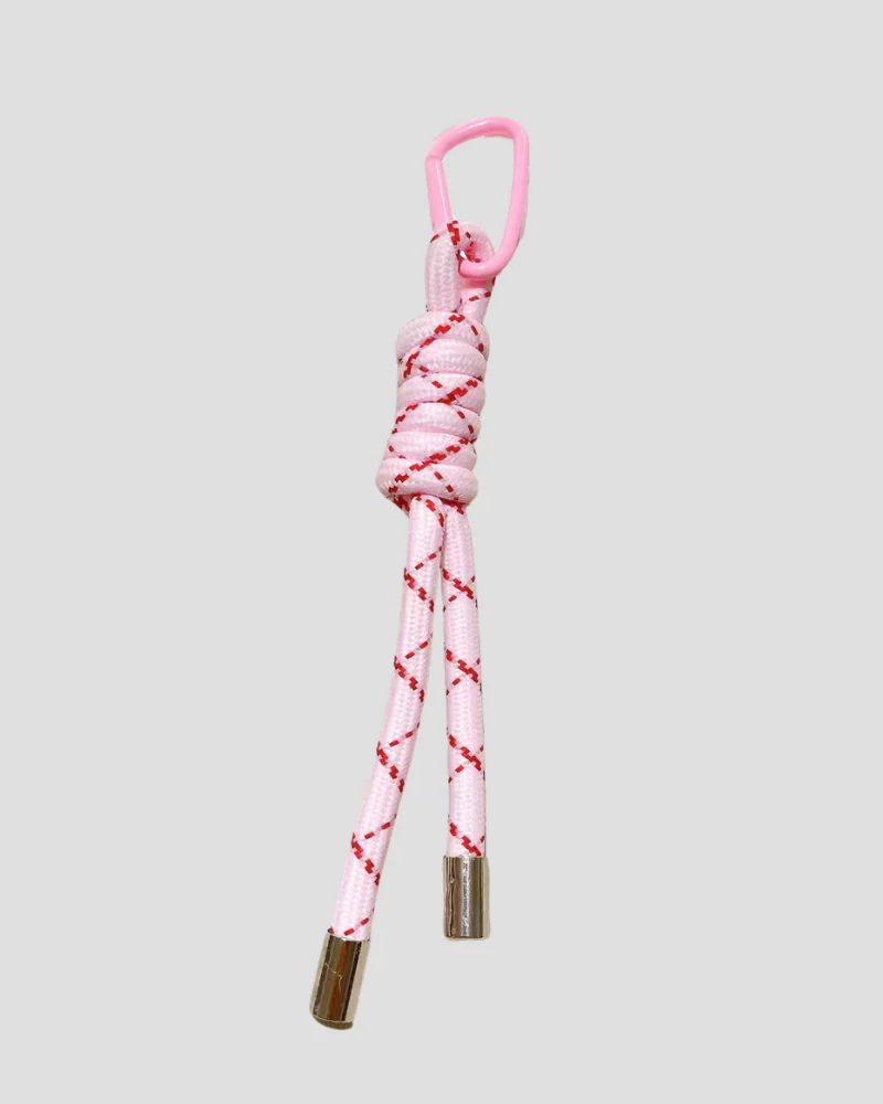 Sticky Bestie Single Rope Charm Rosa Spettet