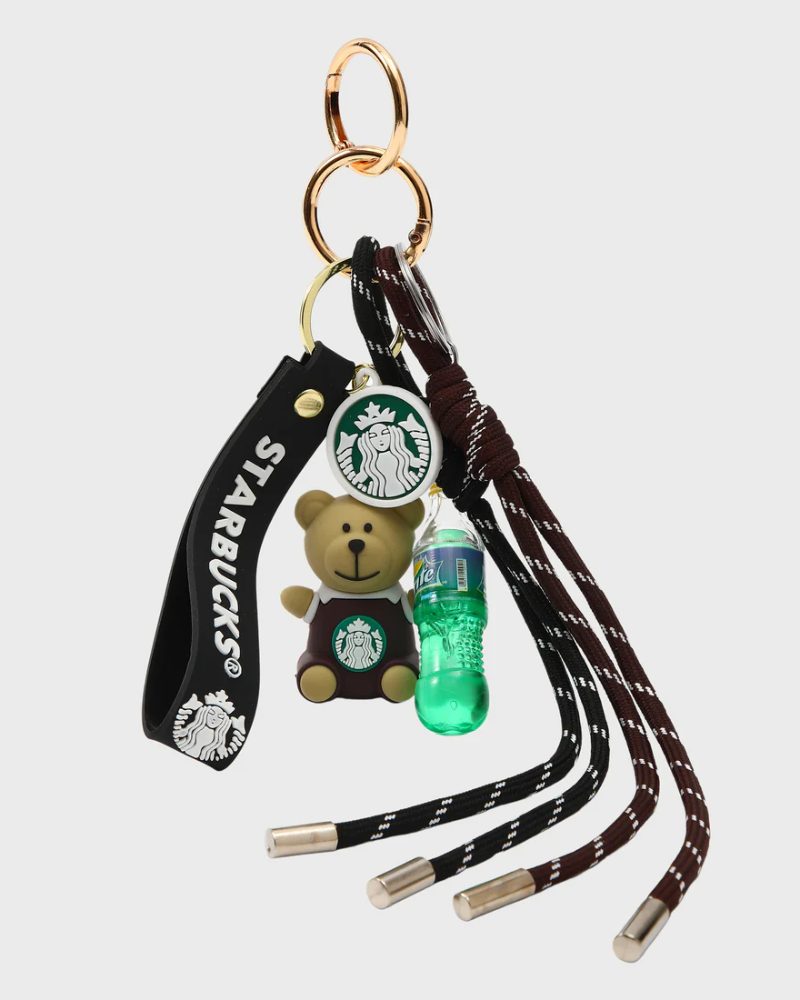 Sticky Bestie Bag Charm Sett Bear And Sprite