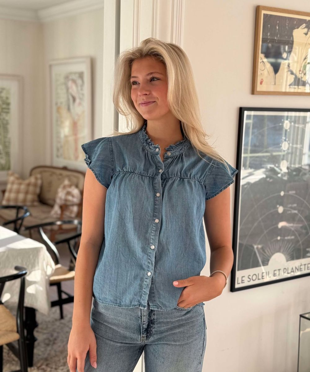 Ane Mone Mabel Bluse Blå