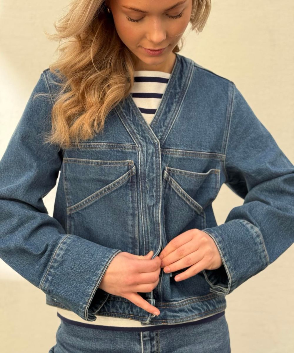 Levete Room Kosa 7 Denim Jakke Blå - Bilde 3