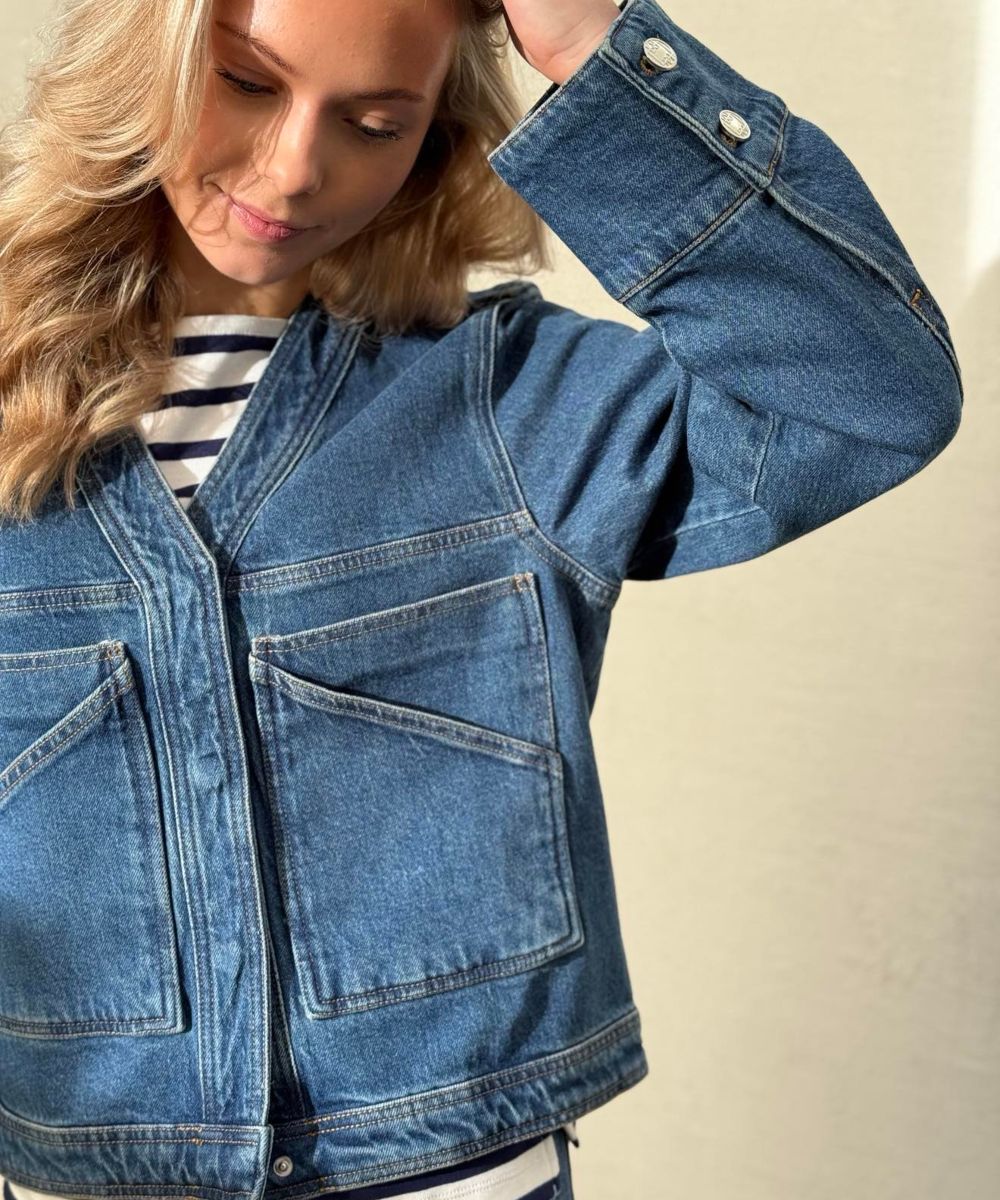 Levete Room Kosa 7 Denim Jakke Blå - Bilde 4