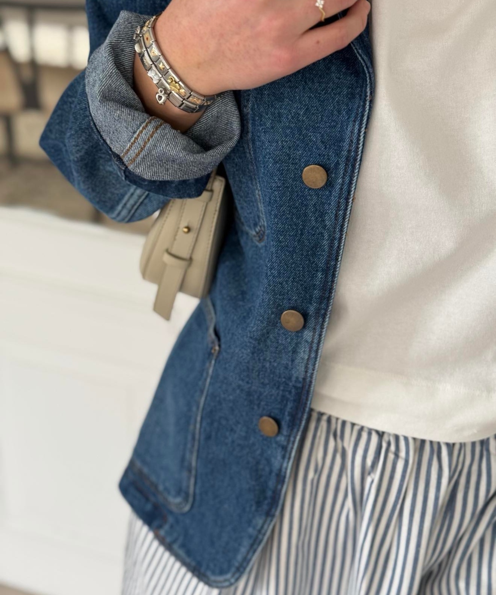 Soeur Charlize Denim Jakke Blå - Bilde 4