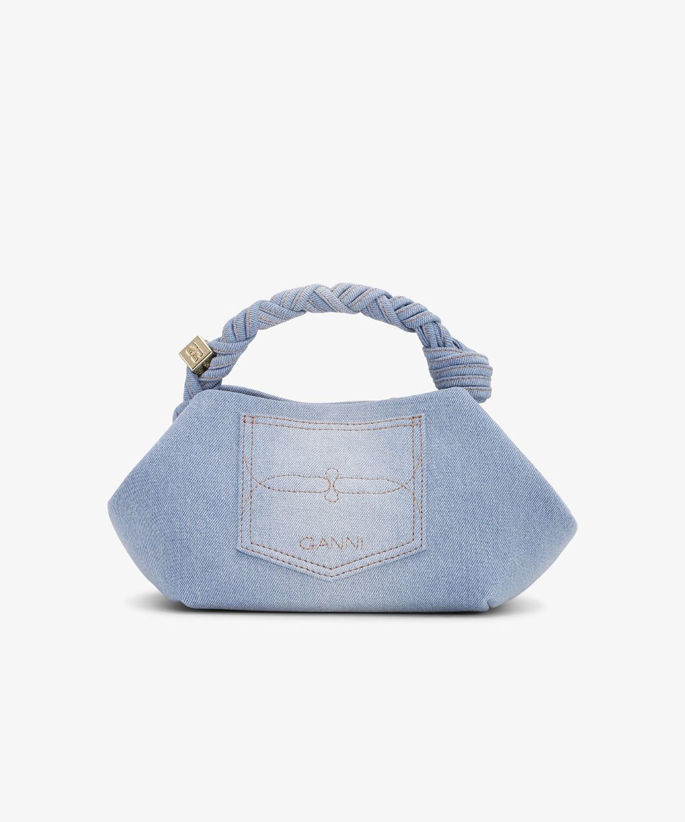 GANNI Bou Bag Small Washed Denim - Bilde 2