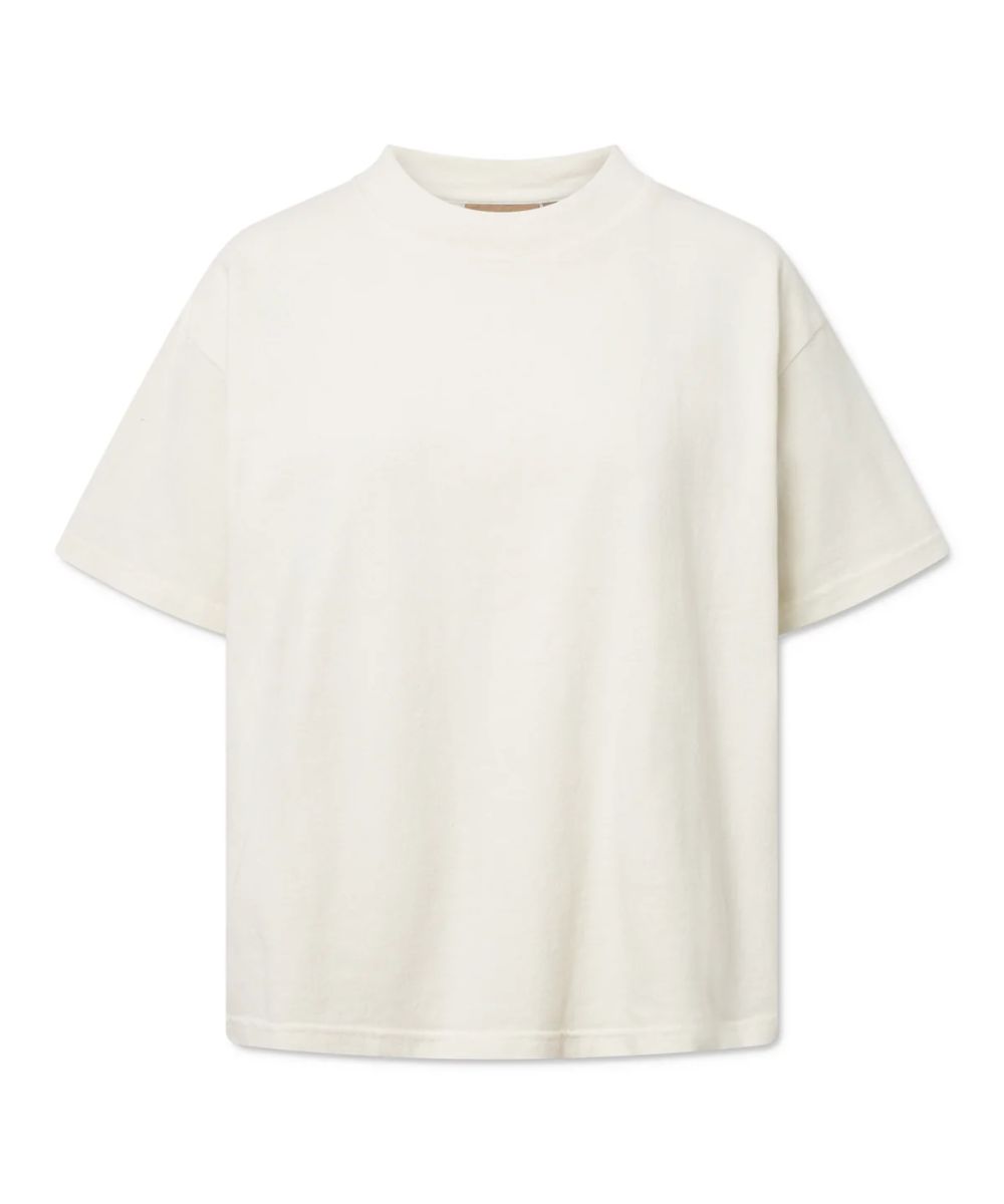 Rue de Tokyo Tora Garment Dyed Light Jersey T-skjorte Offwhite