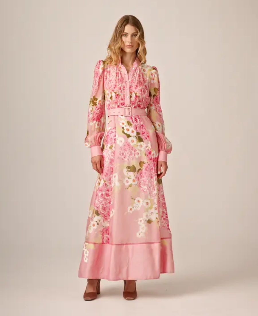 by TiMo Organza Belt Kjole Cherry Blossom