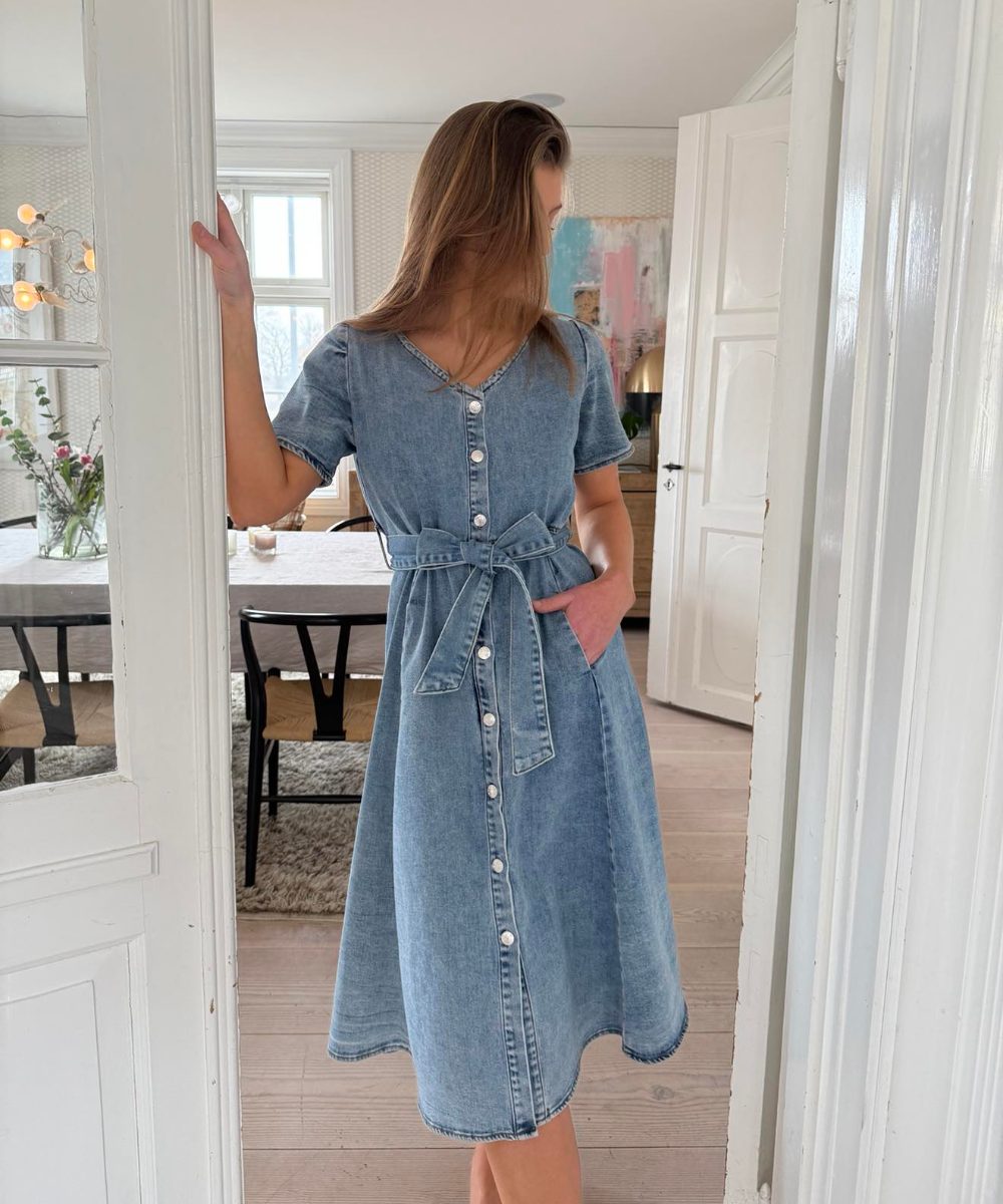 Ane Mone Firenze Denim Kjole Blå