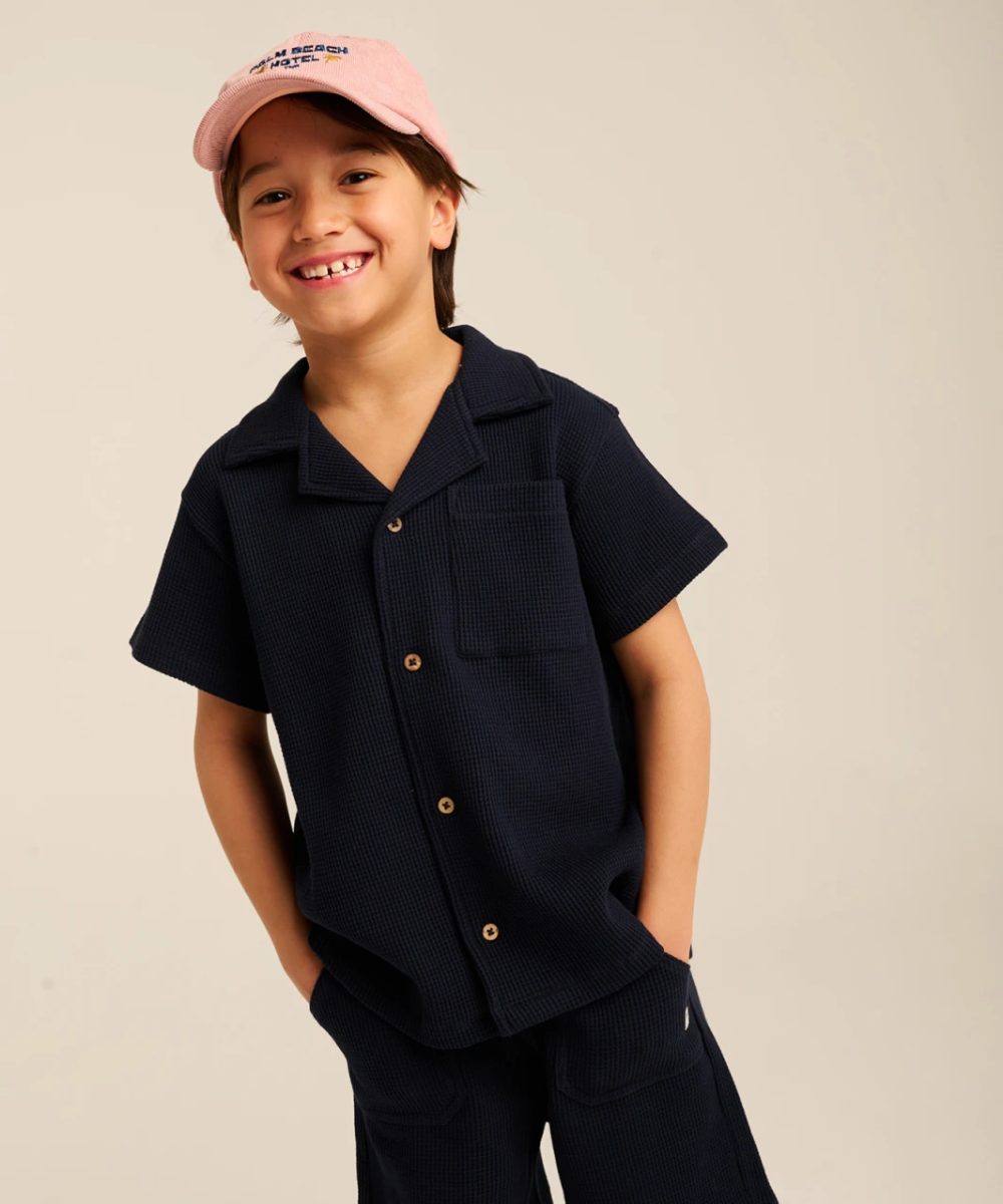 Tumble N Dry Cagnard SS Skjorte Navy Blazer