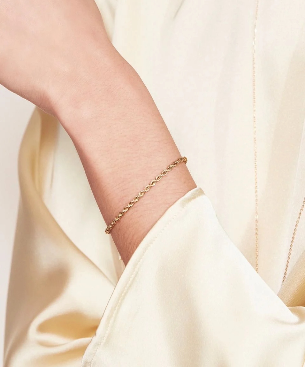 Eblad Rope Chain Armbånd Gull