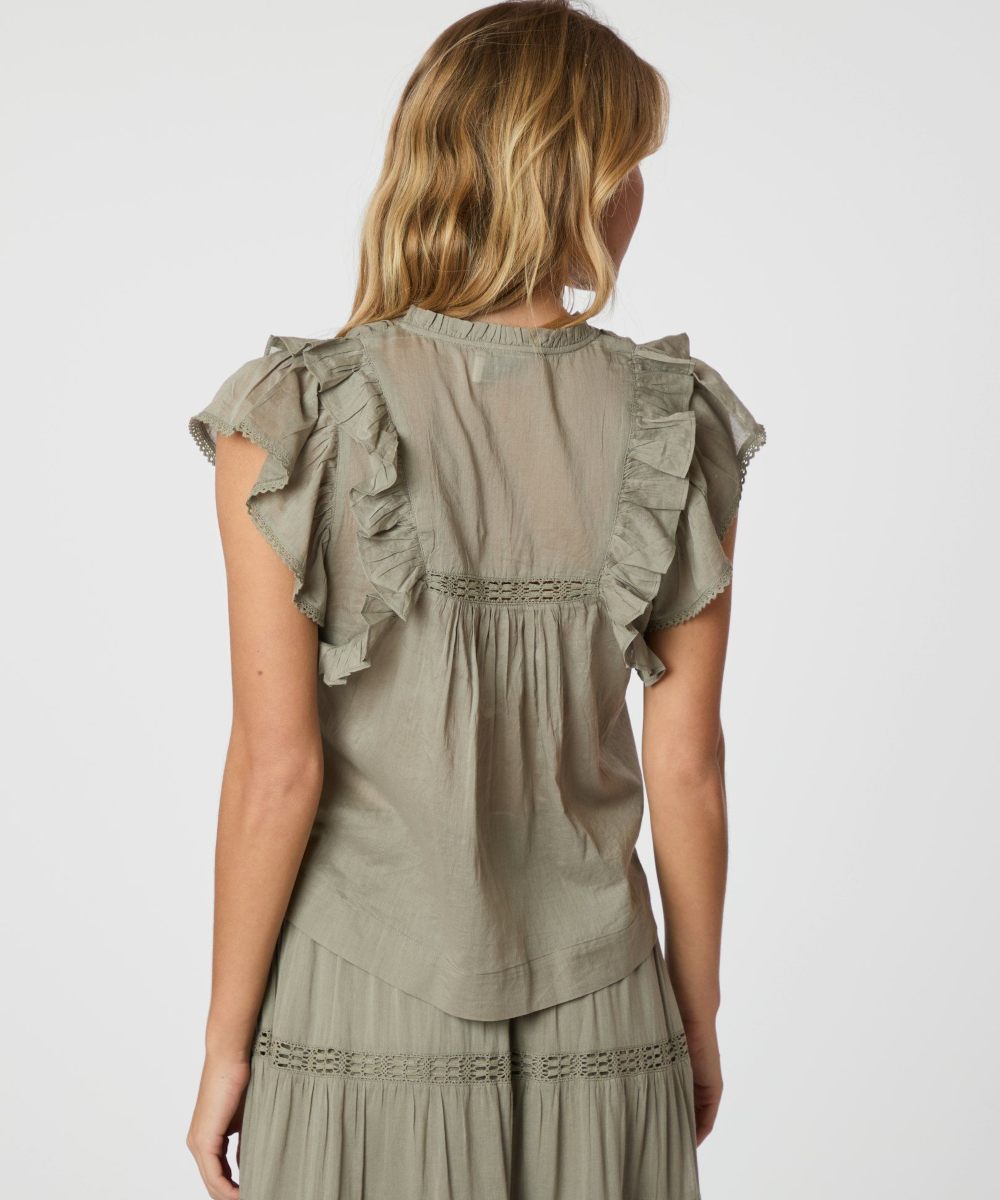 Neo Noir Jayla Voile Topp Smoke Green - Bilde 2