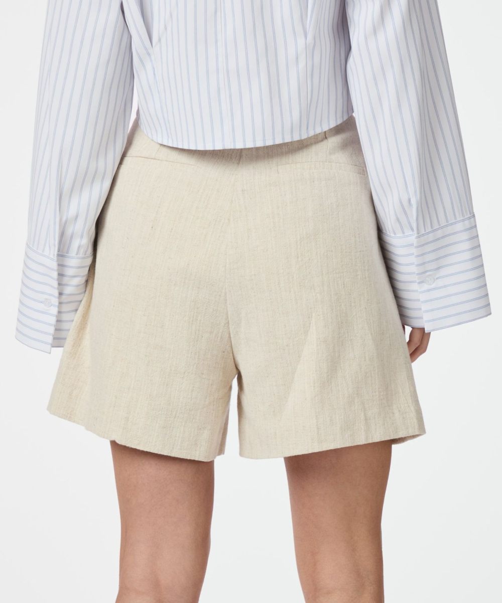 Neo Noir Sega Ramie Shorts Natural - Bilde 3