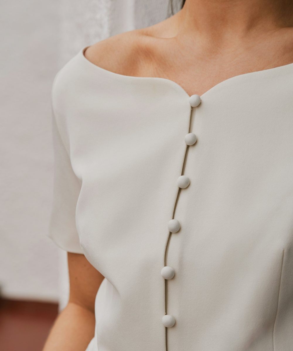 Neo Noir Tango Structure Topp Offwhite - Bilde 3