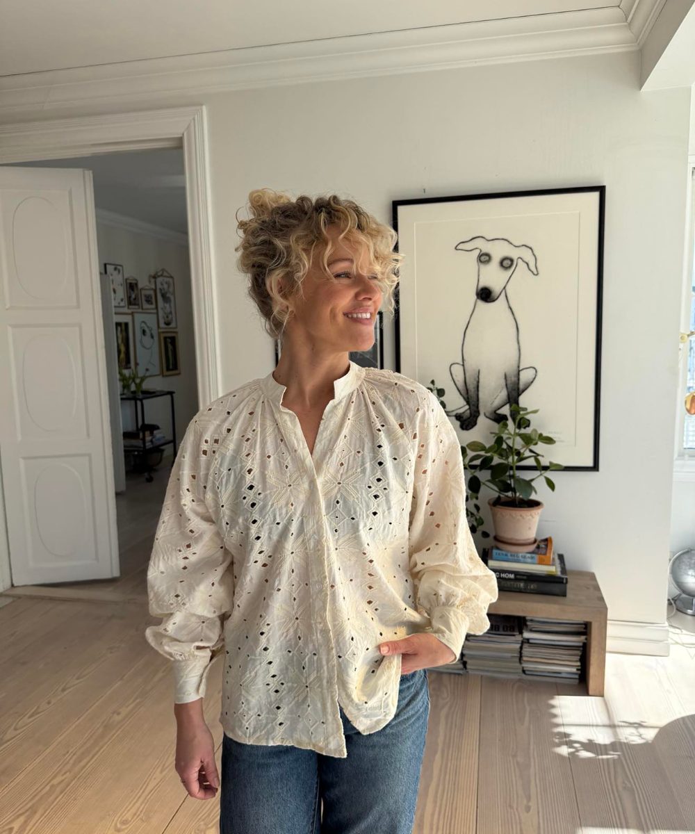 BY IDA Maja Bluse Krem