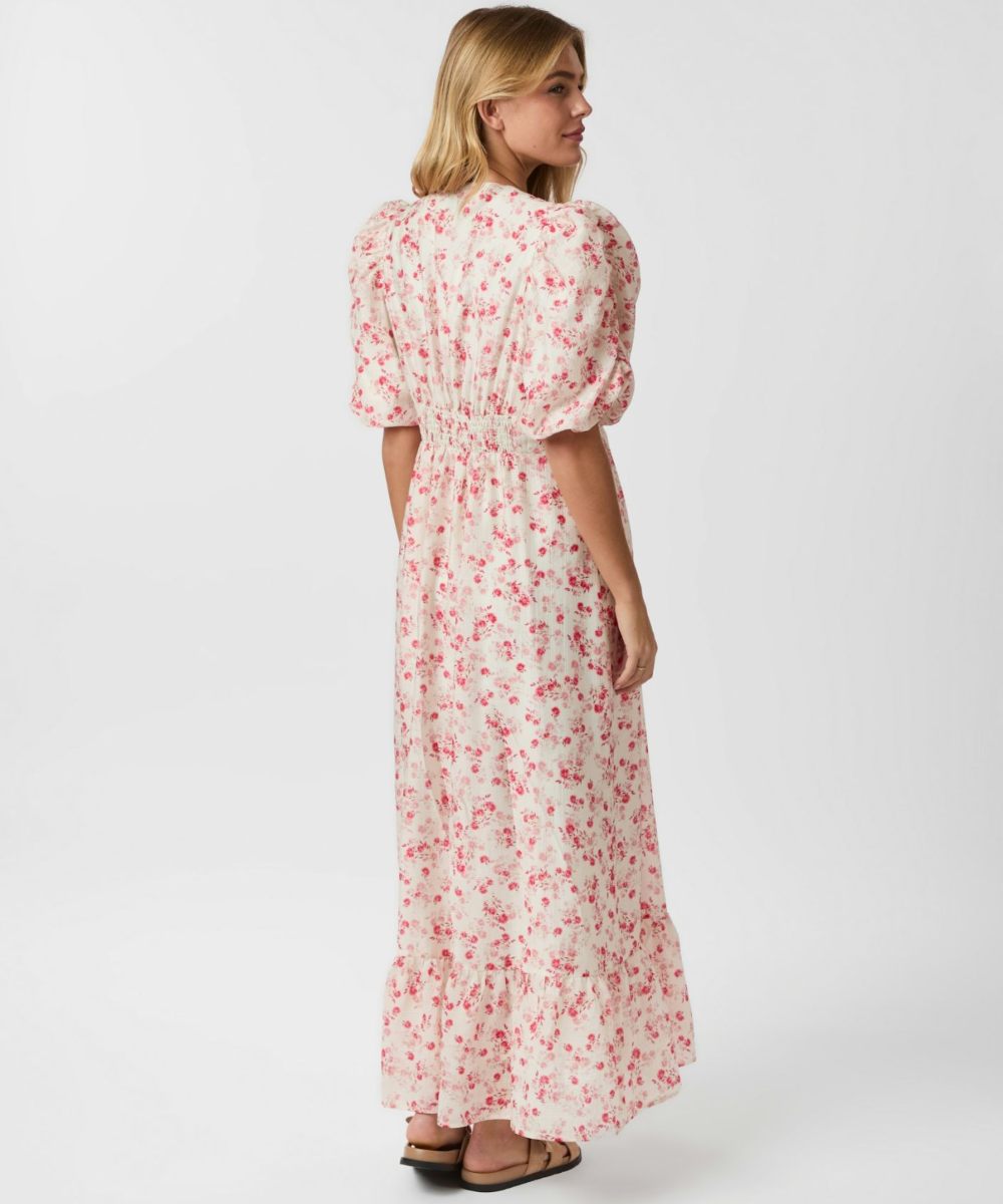 Neo Noir Rilana Pretty Flower Kjole Red - Bilde 5