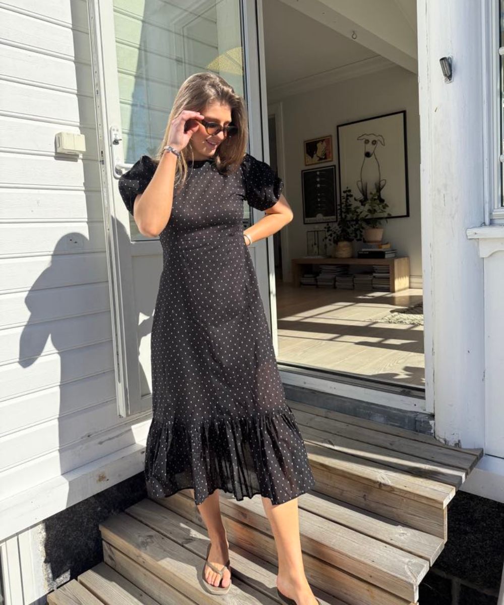 MISSMAYA Johanna Midi Kjole Polka Dot