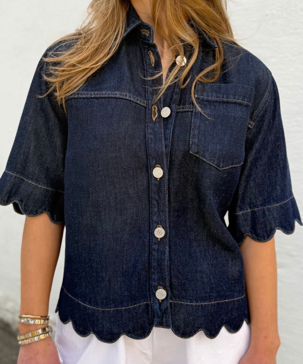 Stella Nova Denim Skjorte Denim Blue