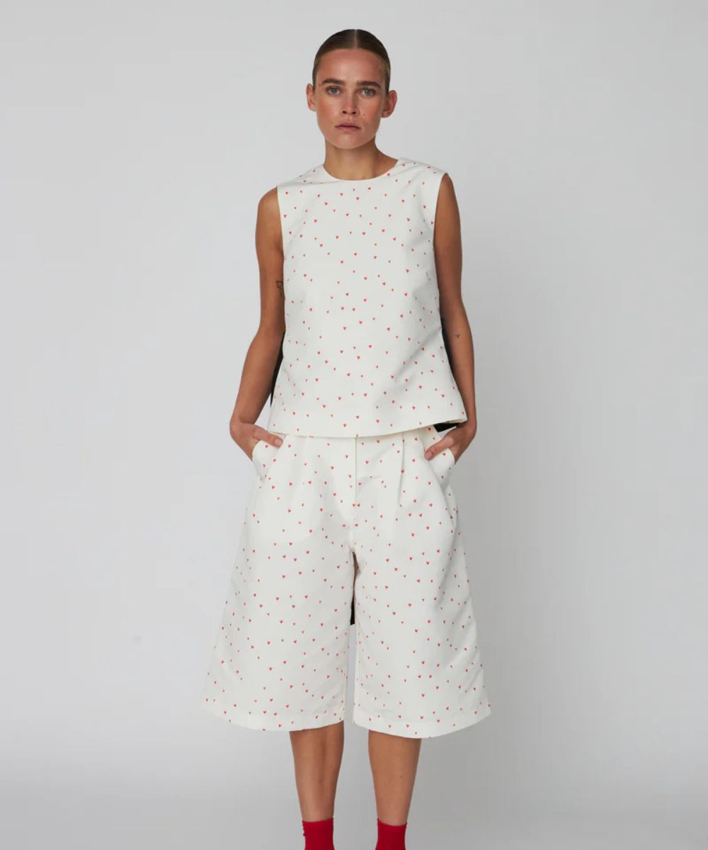 Stella Nova Heart Printed Bow Topp Hearts - Bilde 2