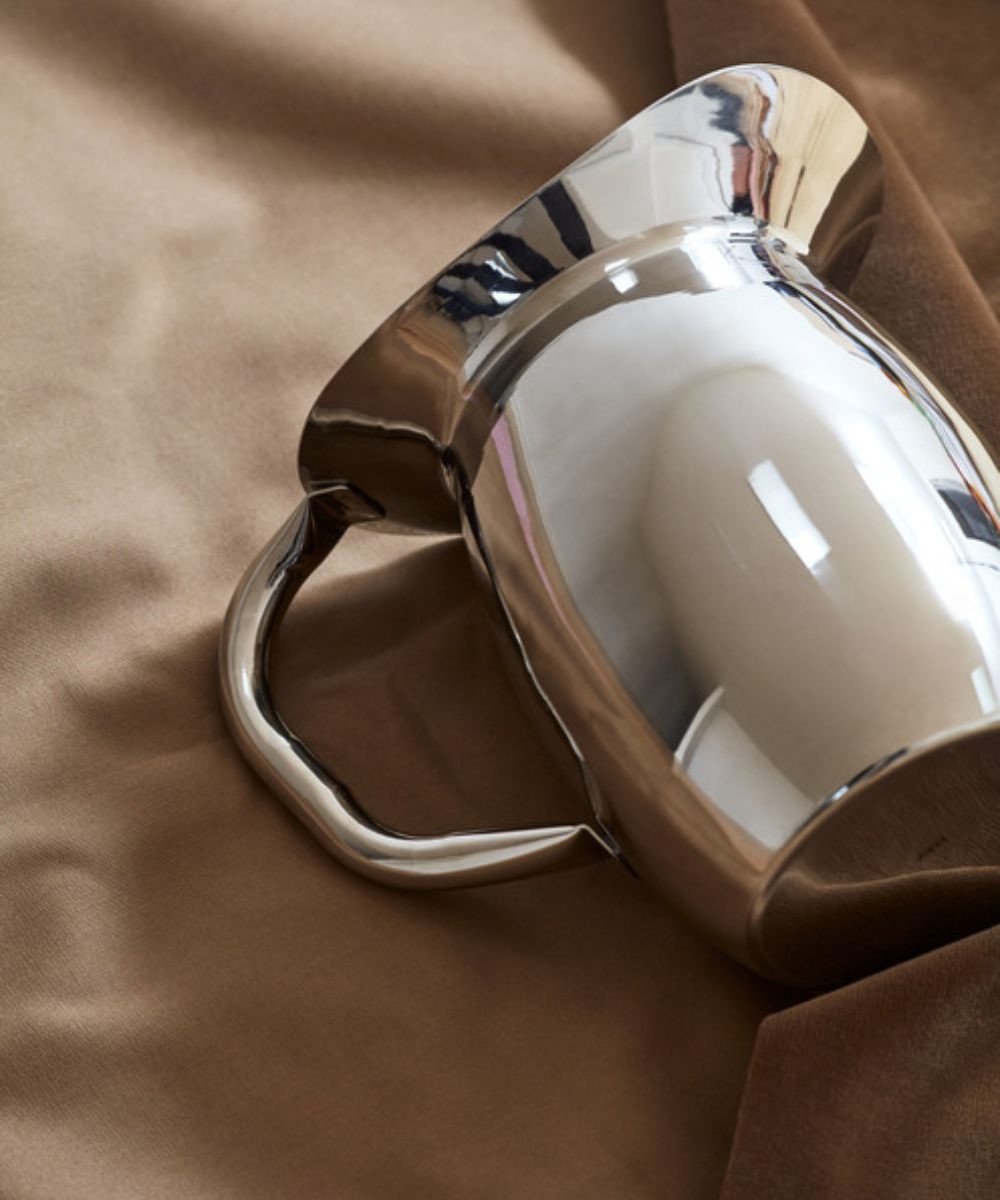 HAY Indian Steel Pitcher Mugge XS Sølv - Bilde 3