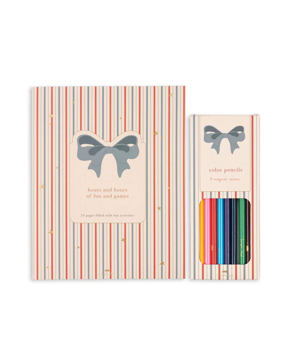 Konges Sløjd Activity Book With Color Pencils