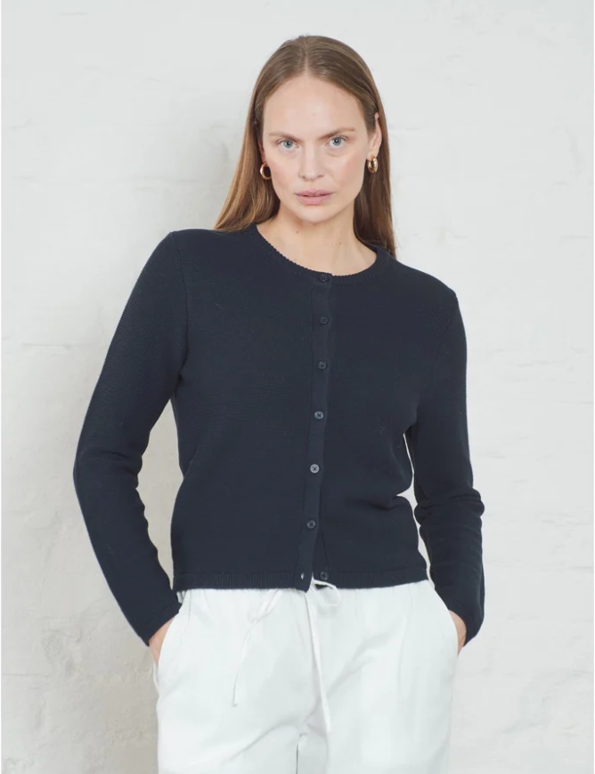 Arnie Says Bella Hightwist Cardigan Navy