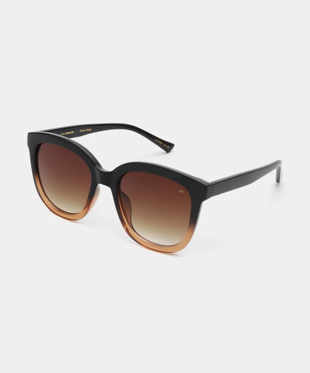 A. KJÆRBEDE Billy Solbriller Black Brown Transparent - Bilde 3