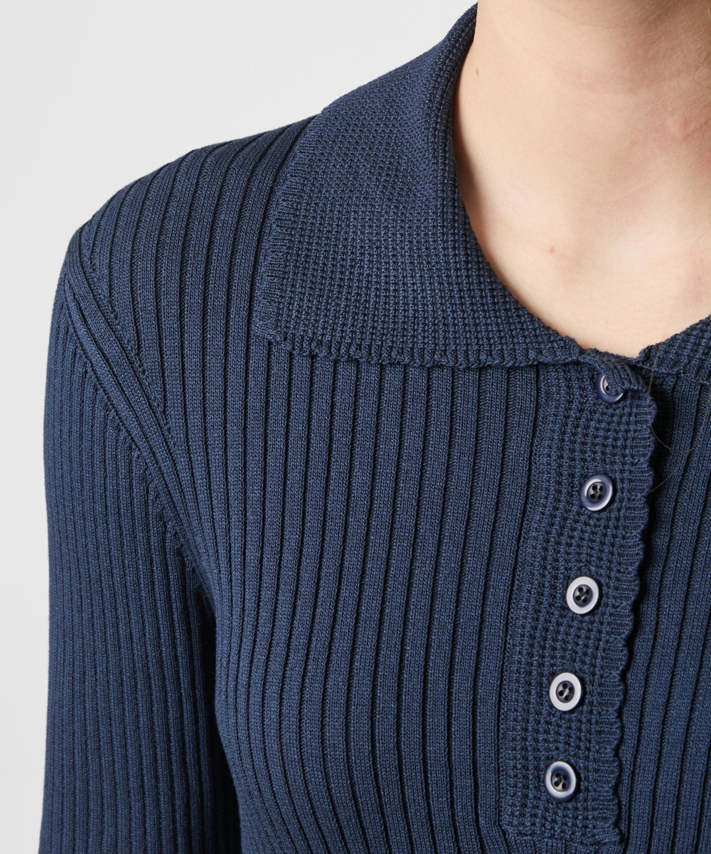 Neo Noir Balidira Knit Polo Topp - Bilde 2