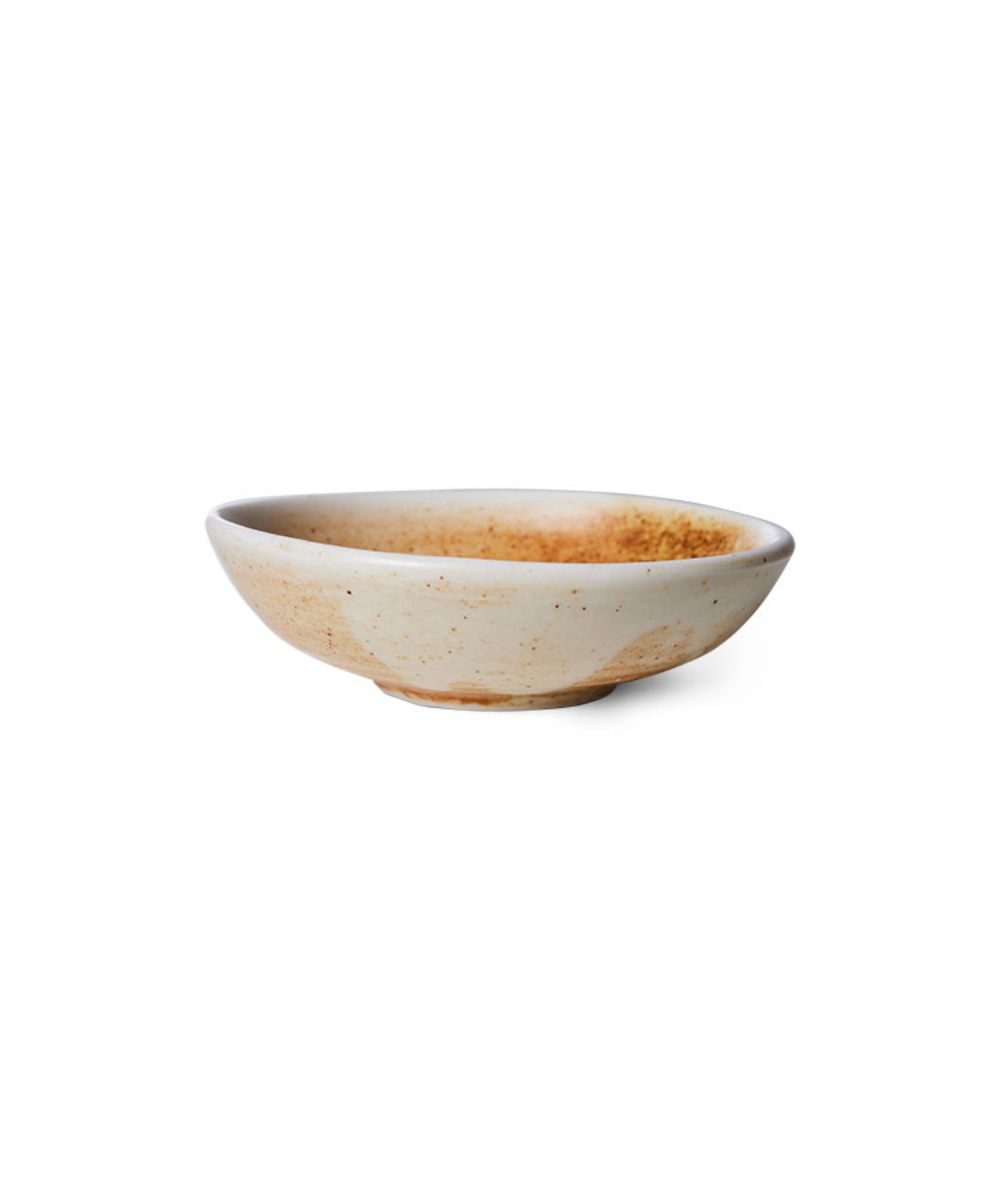 HK Living Chef Ceramics Liten Skål Rustic Cream Brown
