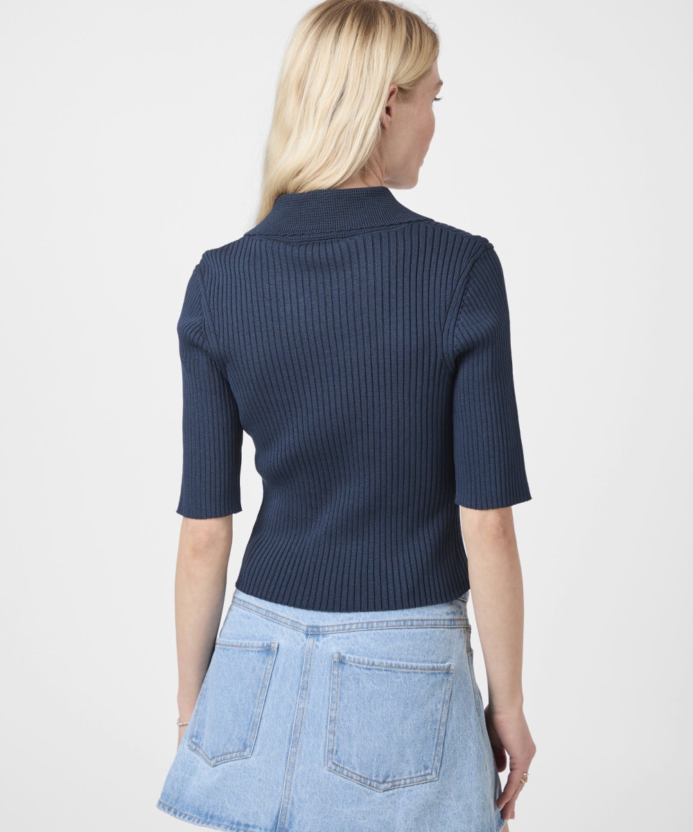 Neo Noir Balidira Knit Polo Topp - Bilde 3