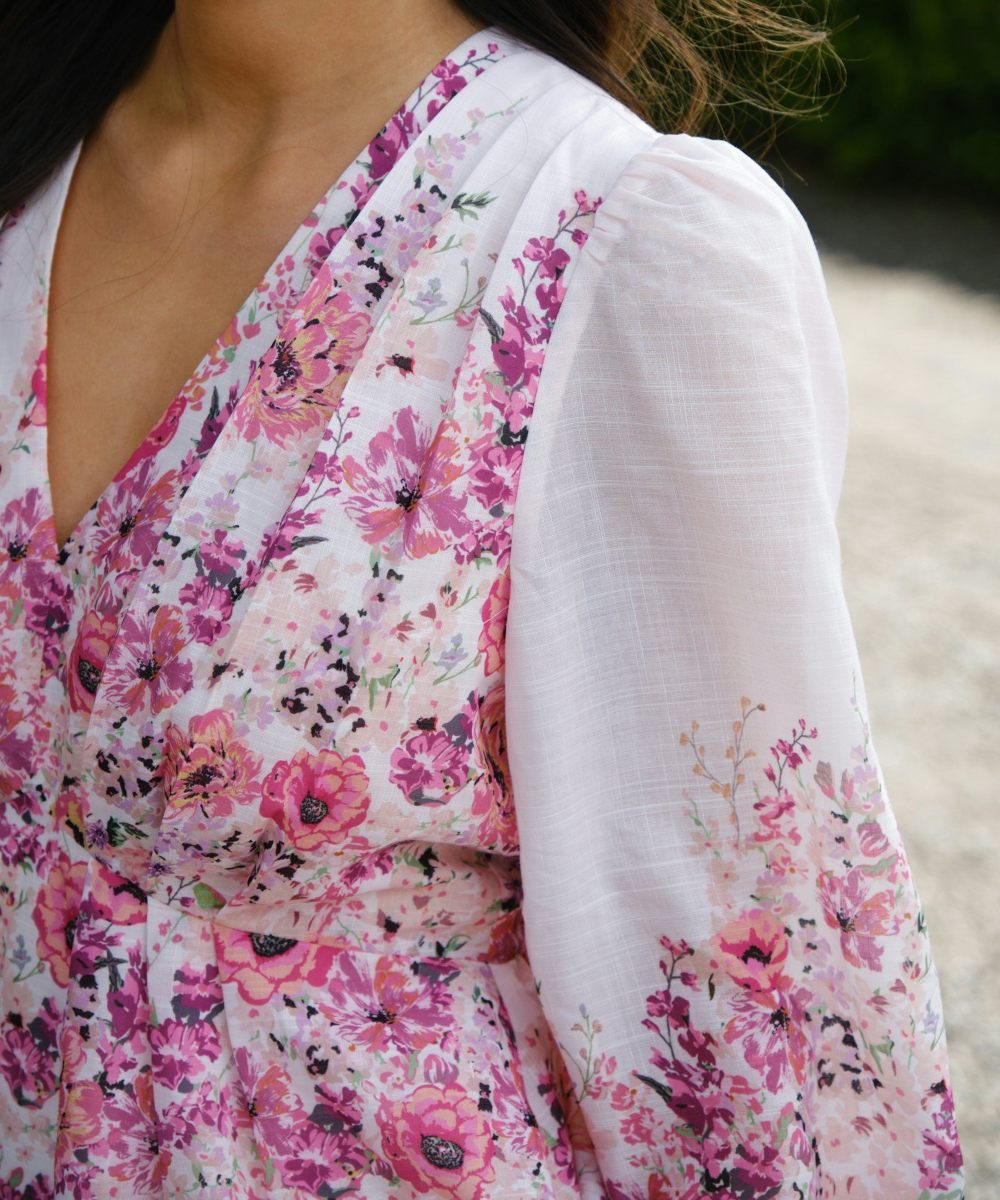 Neo Noir Fie Flower Print Bluse Rose - Bilde 2