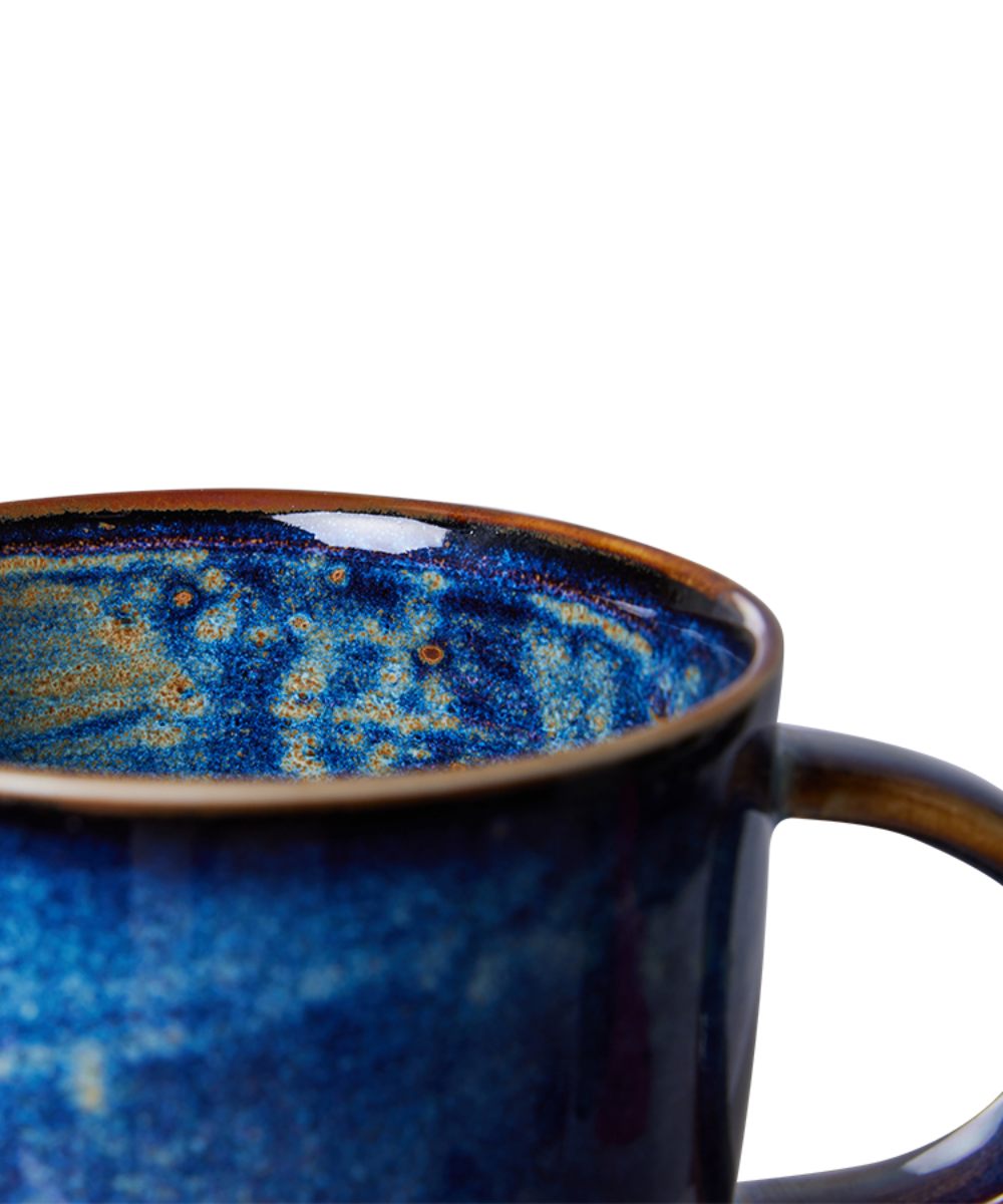 HK Living Chef Ceramic Kopp Rustic Blue - Bilde 2