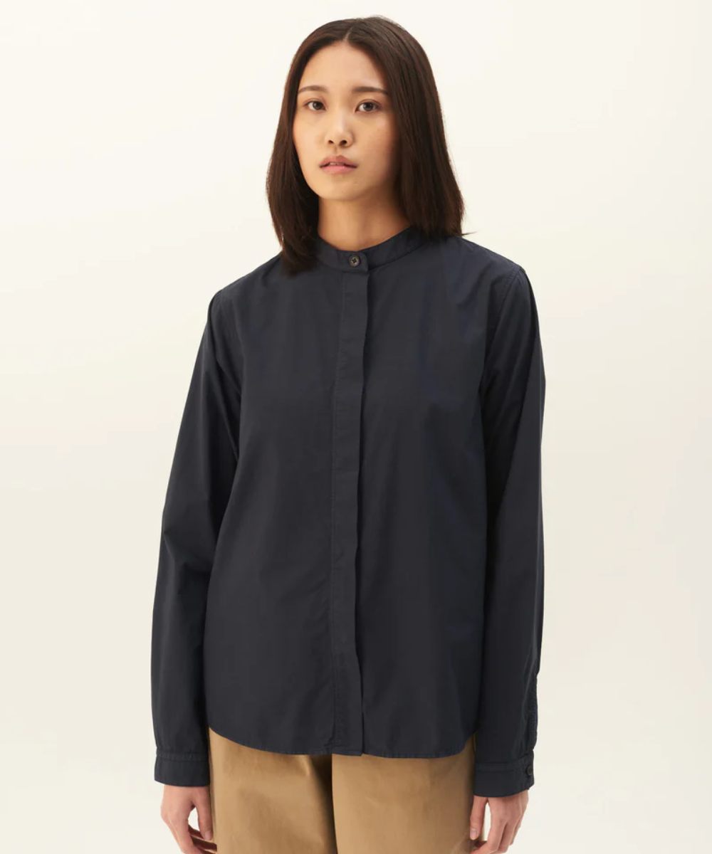 Rue de Tokyo Sofie Skjorte Dark Navy