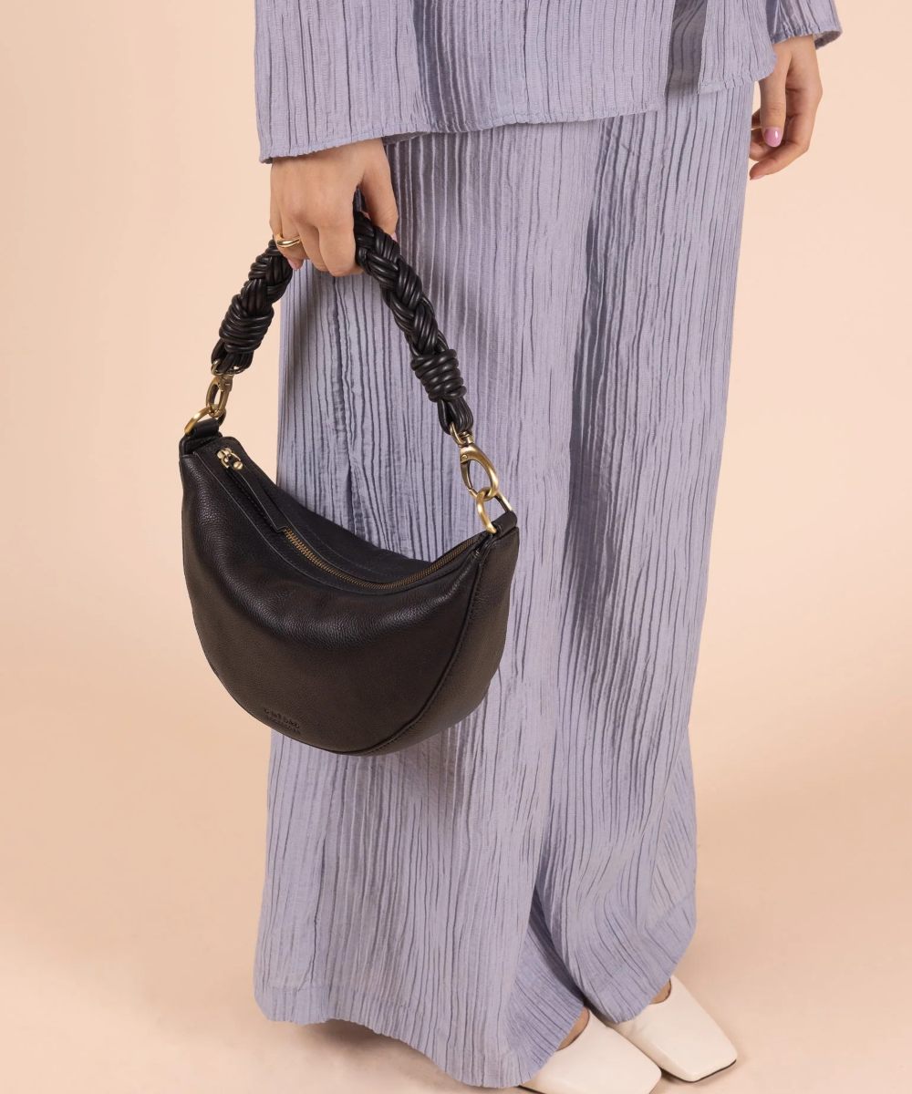 O My Bag Leo Twisted Handle Svart