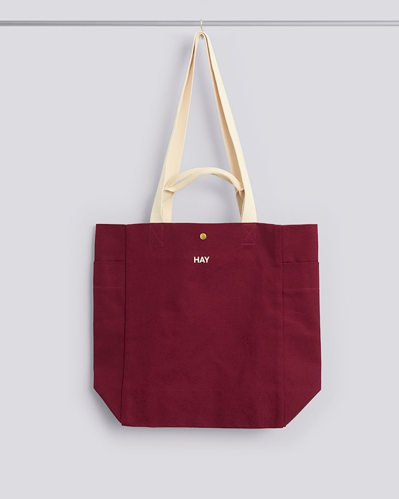 HAY Everyday Tote Bag Burgunder