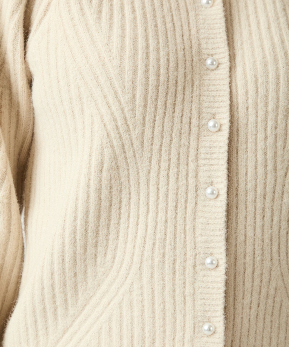 Neo Noir Puli Knit Cardigan Ivory - Bilde 3